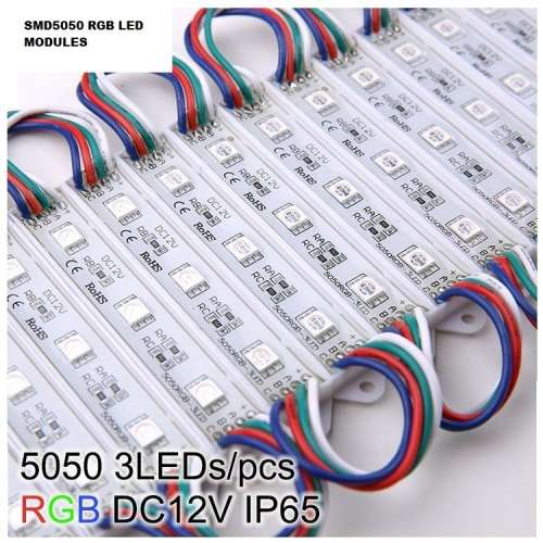 RGB LED WATERPROOF TRIPLE SMD5050 LIGHT MODULES. Collections are allowed.