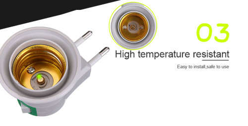 E27 Lamp / Light Bulb Plug / Socket Adapter / Converter. Collections are allowed.