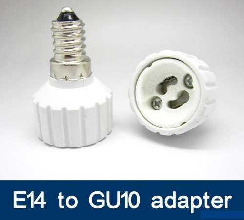 E14 to GU10 Light Bulb Socket Adapters / Converters. Collections are allowed.