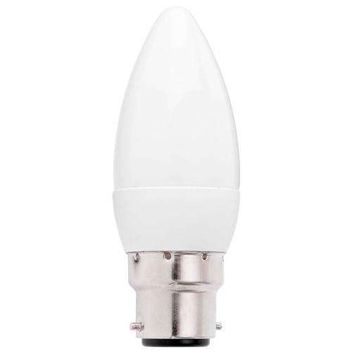 LED Candle Light Bulbs: 5W B22 Bayonet Clip Cap Candle Globes Warm White 220V. Collections Allowed.