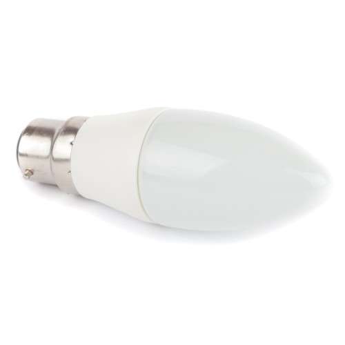 LED Candle Light Bulbs: 5W B22 Bayonet Clip Cap Candle Globes Warm White 220V. Collections Allowed.