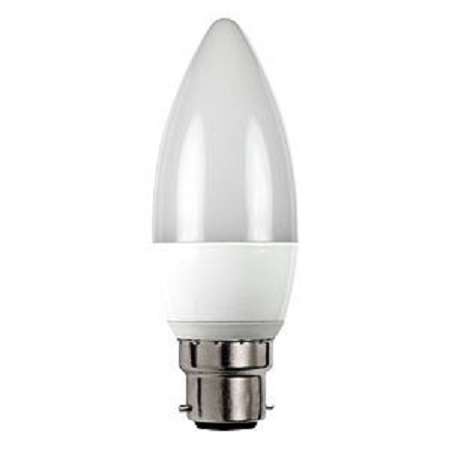LED Candle Light Bulbs: 5W B22 Bayonet Clip Cap Candle Globes Warm White 220V. Collections Allowed.