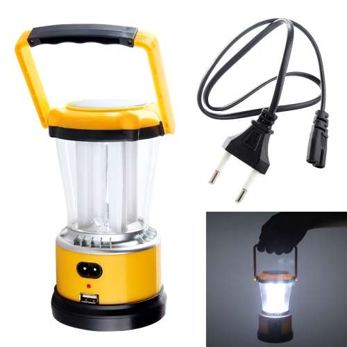 Solar LED Rechargeable Multi Functional Camping Lantern + USB Port & Battery Bank Collection allowed