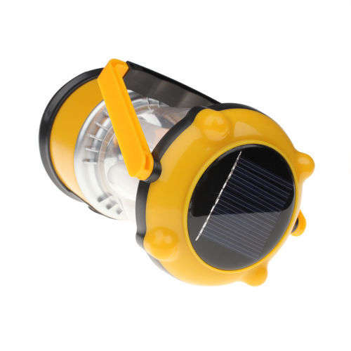 Solar LED Rechargeable Multi Functional Camping Lantern + USB Port & Battery Bank Collection allowed