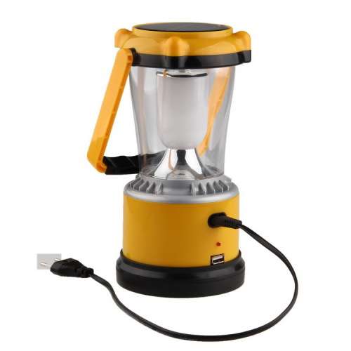 Solar LED Rechargeable Multi Functional Camping Lantern + USB Port & Battery Bank Collection allowed