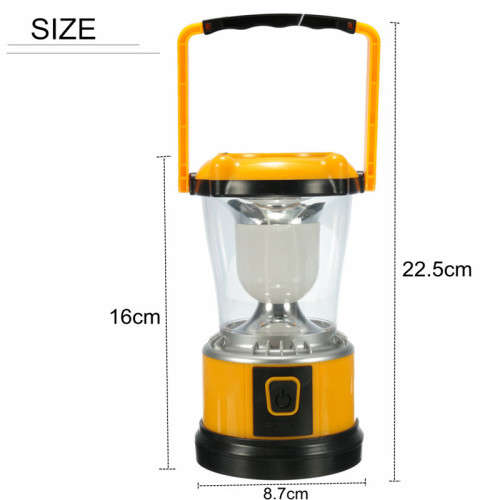 MULTI-FUNCTIONAL SOLAR LED RECHARGEABLE CAMPING LANTERN + USB PORT & BATTERY BANK Collection allowed