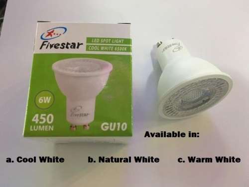 LED LIGHT BULBS Wide Beam: 6W GU10 COOL WHITE 220V AC COB LED DOWNLIGHTS. Collections are allowed.
