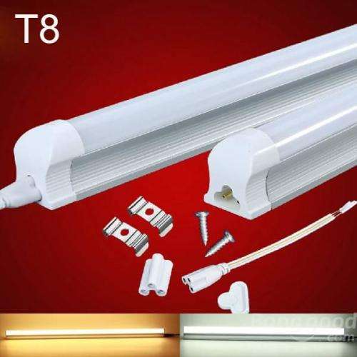 LED INTEGRATED TUBE LIGHTS COMPLETE WITH BRACKETS and FITTINGS. Collections allowed.