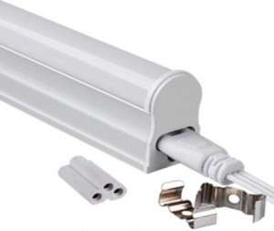 LED Integrated Tube Lights T5 Complete with Bracket and Fittings/Connectors. Collections allowed.