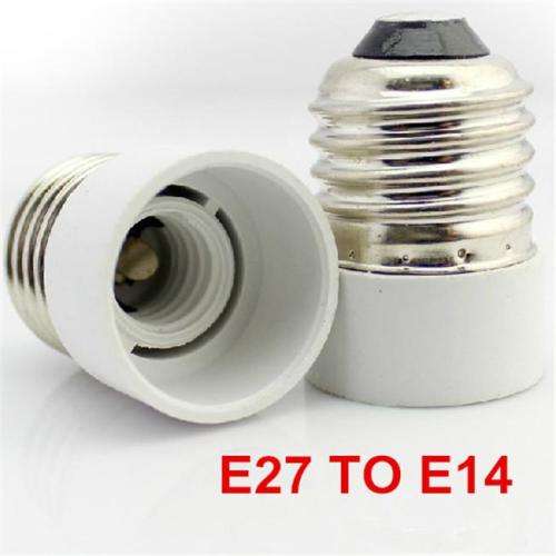 E27 Male To E14 Female Light Bulb Socket Converters, Adapters (Adaptors). Collections Are Allowed.
