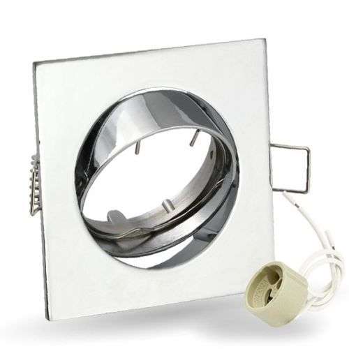 Downlight Fittings: Square Polished Chrome + Tilt Function and More. Collections allowed