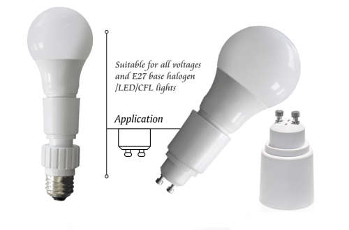 LIGHT BULB SOCKET ADAPTERS / CONVERTERS: GU10 to E27  (New on Bidorbuy). Collections are allowed.
