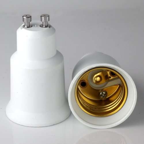 LIGHT BULB SOCKET ADAPTERS / CONVERTERS: GU10 to E27  (New on Bidorbuy). Collections are allowed.