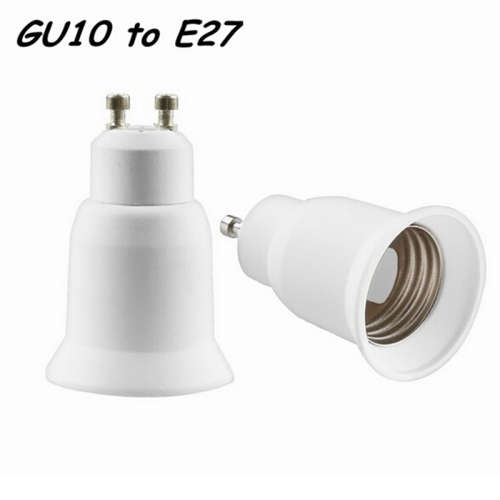 LIGHT BULB SOCKET ADAPTERS / CONVERTERS: GU10 to E27  (New on Bidorbuy). Collections are allowed.
