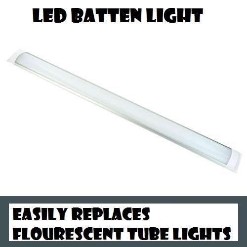LED BATTEN TUBE LIGHTS: ULTRA SLIM MODERN DESIGN Complete With Fittings. Collections are allowed.
