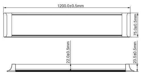 LED BATTEN TUBE LIGHTS: ULTRA SLIM MODERN DESIGN Complete With Fittings. Collections are allowed.