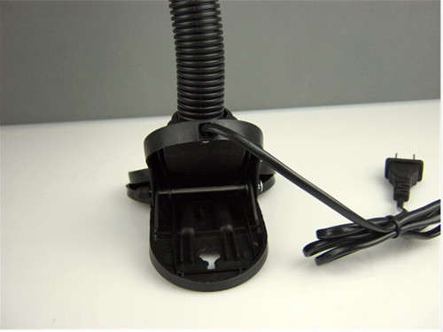 DESK LAMP HOLDER WITH CLIP-ON FLEXIBLE GOOSENECK. Collections are allowed