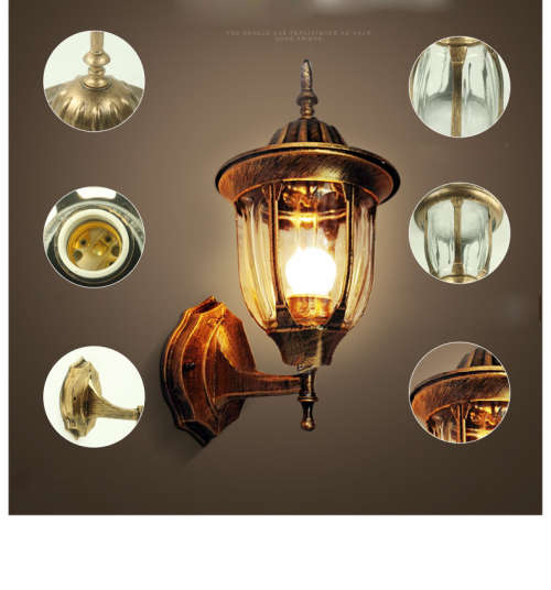 OUTDOOR WALL, PATIO, BALCONY, WATERPROOF GARDEN LAMPS. Collections are allowed.