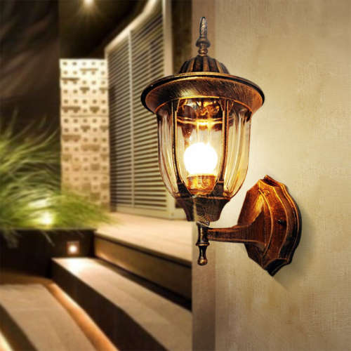OUTDOOR WALL, PATIO, BALCONY, WATERPROOF GARDEN LAMPS. Collections are allowed.