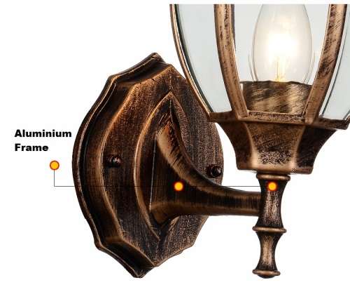 OUTDOOR WALL, PATIO, BALCONY, WATERPROOF GARDEN LAMPS. Collections are allowed.