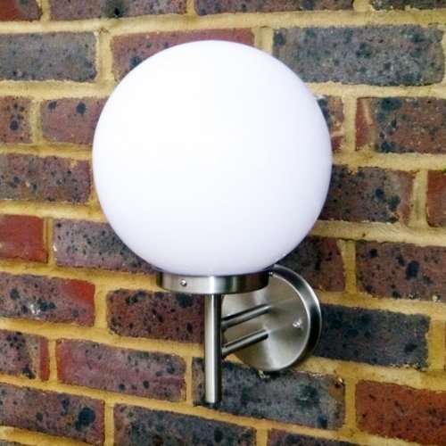 Stainless Steel Outdoor Wall, Patio, Balcony, Waterproof Garden Fitting. Collections are allowed.