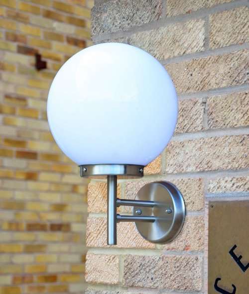 Stainless Steel Outdoor Wall, Patio, Balcony, Waterproof Garden Fitting. Collections are allowed.