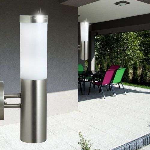 STAINLESS STEEL OUTDOOR WALL, PATIO, BALCONY, WATERPROOF GARDEN LAMPS. Collections are allowed.