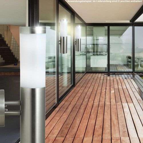 STAINLESS STEEL OUTDOOR WALL, PATIO, BALCONY, WATERPROOF GARDEN LAMPS. Collections are allowed.