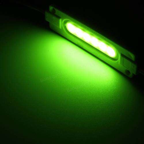 LED LIGHT MODULES: WATERPROOF COB INJECTION in GREEN COLOUR. Collections are allowed.