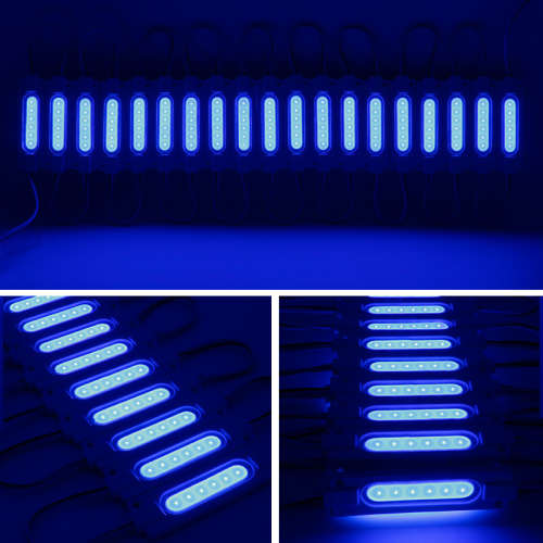 LED Light Modules: Waterproof COB Injection Moulded in Blue Colour. Collections are allowed.