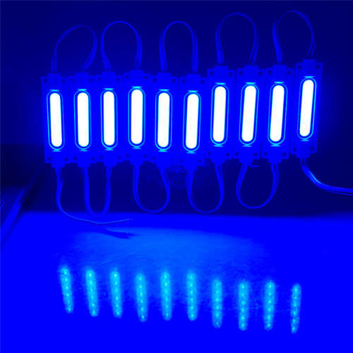 LED Light Modules: Waterproof COB Injection Moulded in Blue Colour. Collections are allowed.