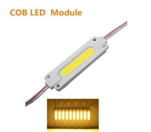 LED Light Modules: Waterproof COB Injection Moulded in Orange Colour. Collections are allowed.