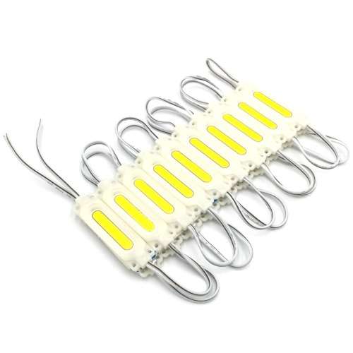 LED Light Modules: Waterproof COB Injection Moulded in Orange Colour. Collections are allowed.