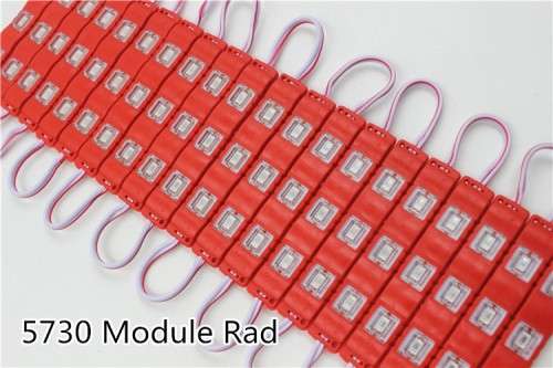 LED Light Modules: Waterproof Injection Moulded with Lens. Red Colour. Collections allowed