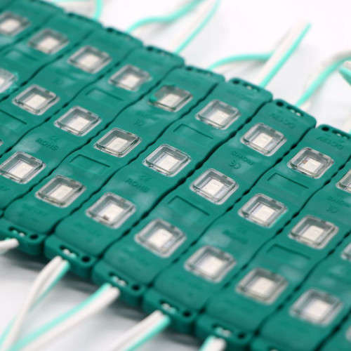 LED Light Modules: Waterproof Injection Moulded with Lens in Green Colour. Collections allowed