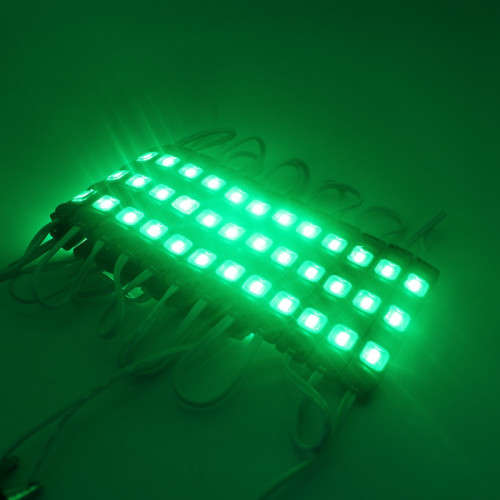 LED Light Modules: Waterproof Injection Moulded with Lens in Green Colour. Collections allowed