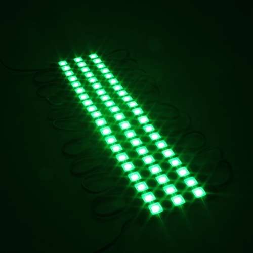 LED Light Modules: Waterproof Injection Moulded with Lens in Green Colour. Collections allowed