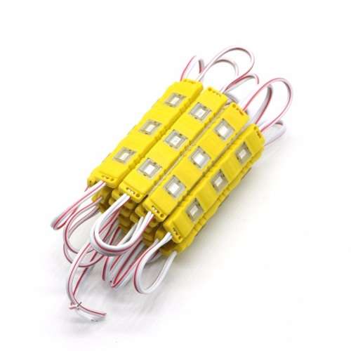 LED Light Modules: Waterproof Injection Moulded with Lens in Yellow Colour. Collections allowed