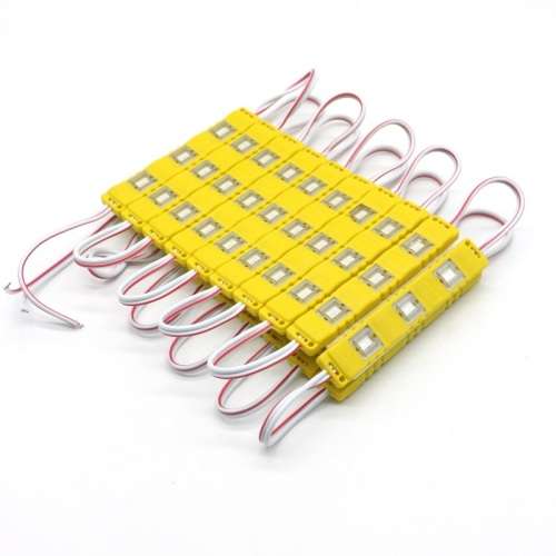 LED Light Modules: Waterproof Injection Moulded with Lens in Yellow Colour. Collections allowed