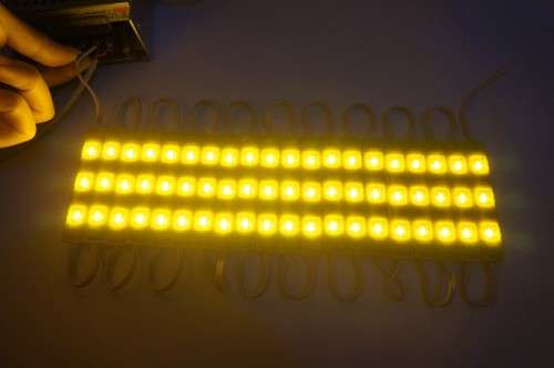 LED Light Modules: Waterproof Injection Moulded with Lens in Yellow Colour. Collections allowed