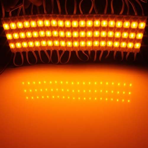 LED Light Modules: Waterproof Injection Moulded with Lens in Yellow Colour. Collections allowed