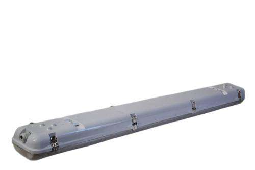 LED Fluorescent Tube Fittings: Weatherproof Double Closed Channel T8 5ft 1500mm. Collections allowed