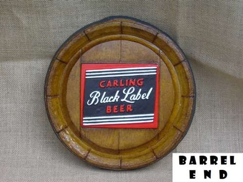 Carling Black Label Beer Barrel End. Brand New Products. Collections are allowed.