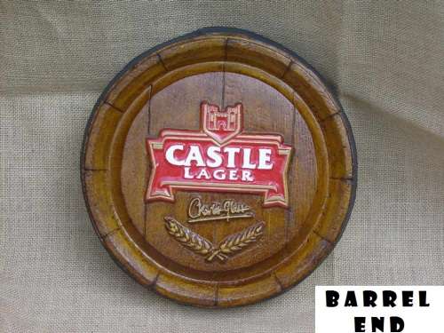Castle Lager Barrel Ends. Brand New Products. Collections are allowed.