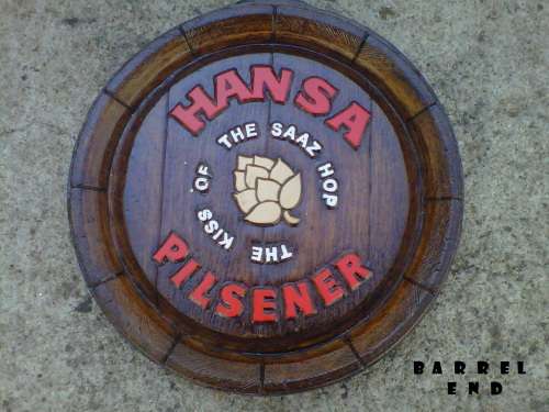 Hansa Pilsener Barrel Ends. Brand New Products. Collections are allowed.