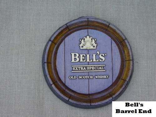 BELL'S SCOTCH WHISKEY BARREL END (Small). Brand New. Collections are allowed.