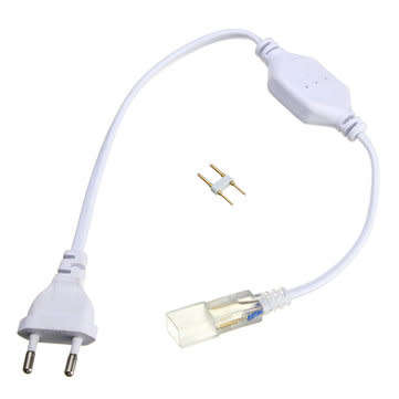 LED STRIP LIGHT 220V POWER PLUG CONNECTOR. Collections allowed.