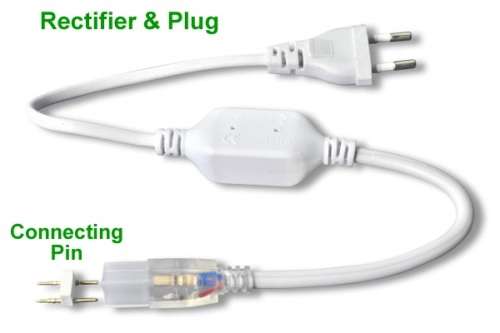 LED STRIP LIGHT 220V POWER PLUG CONNECTOR. Collections allowed.