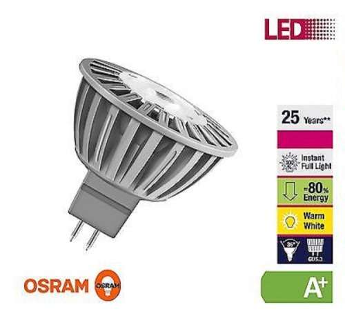 LED Downlight / Spotlight Bulbs: OSRAM LED MR16 5W 12V DC. Collections are allowed.
