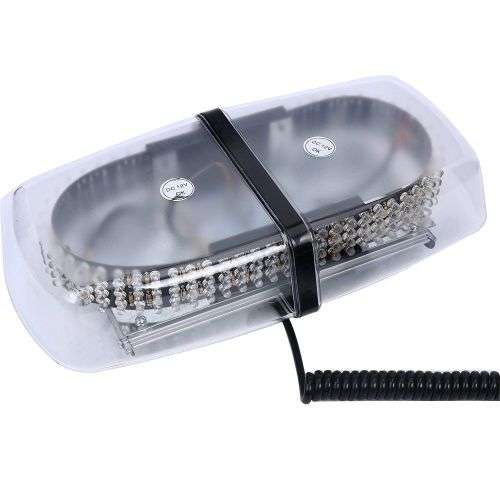 Cool White LED Car Roof Top Emergency Flashing Warning Strobe Light. Collections are allowed.